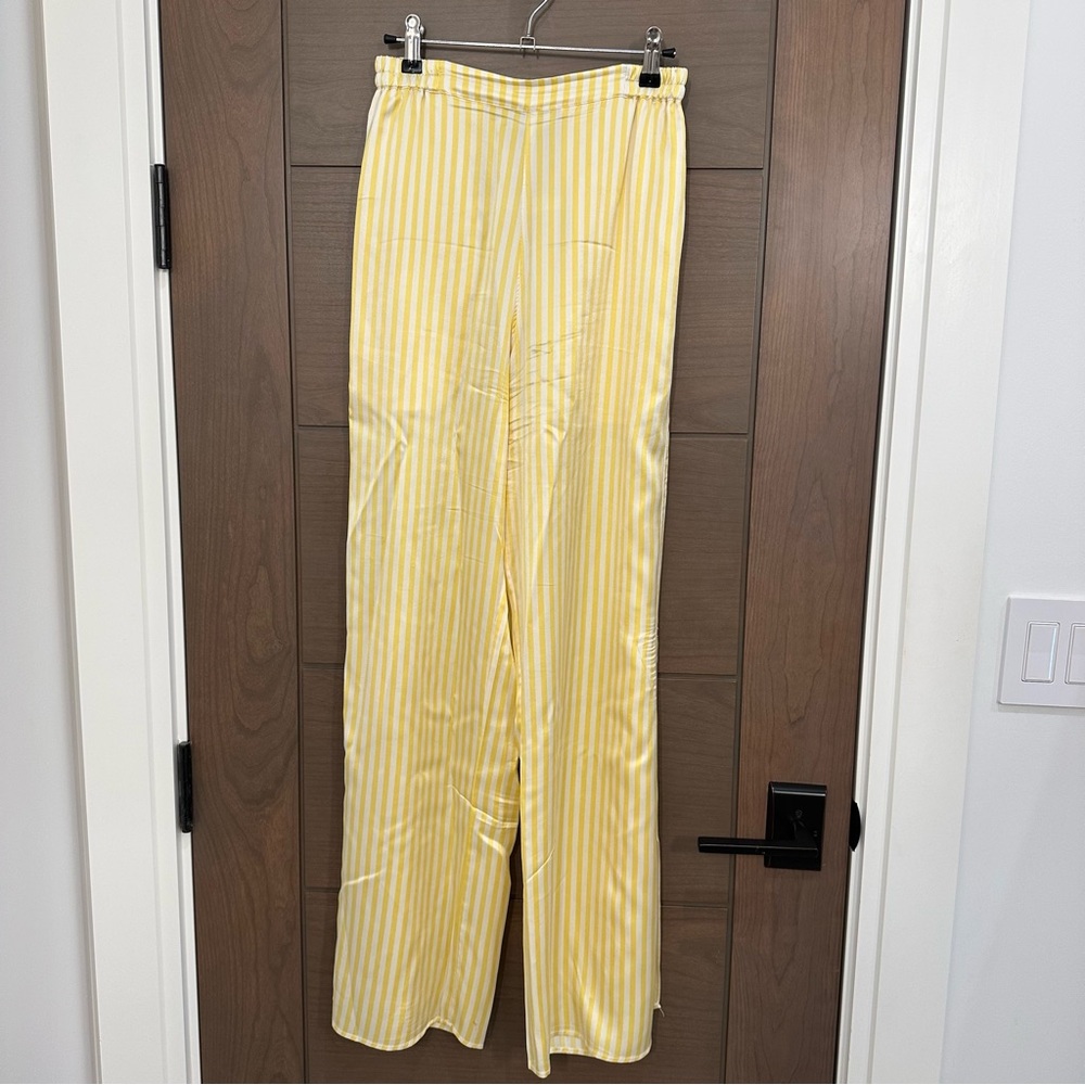 Lunya Washable Silk High Rise Pants with Slit XS